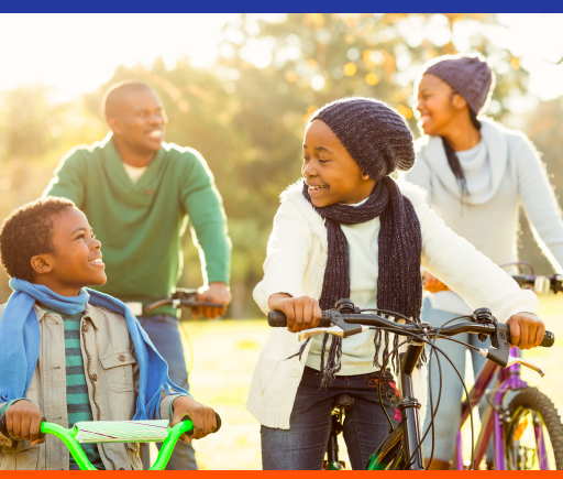 family-biking