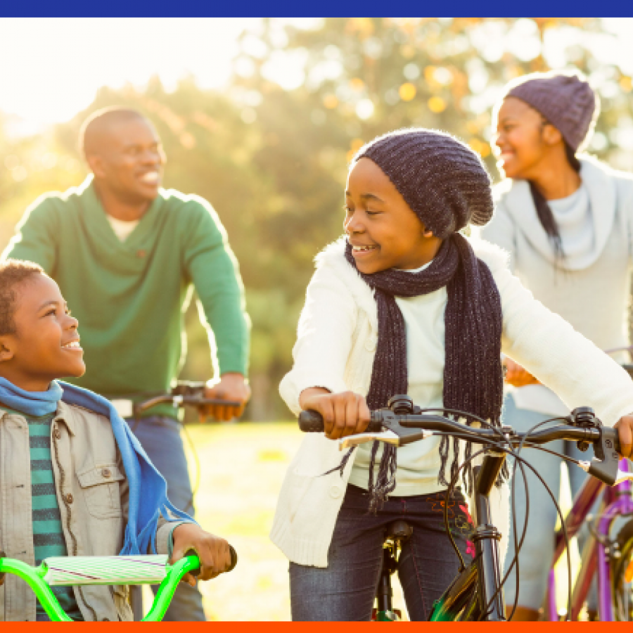 family-biking