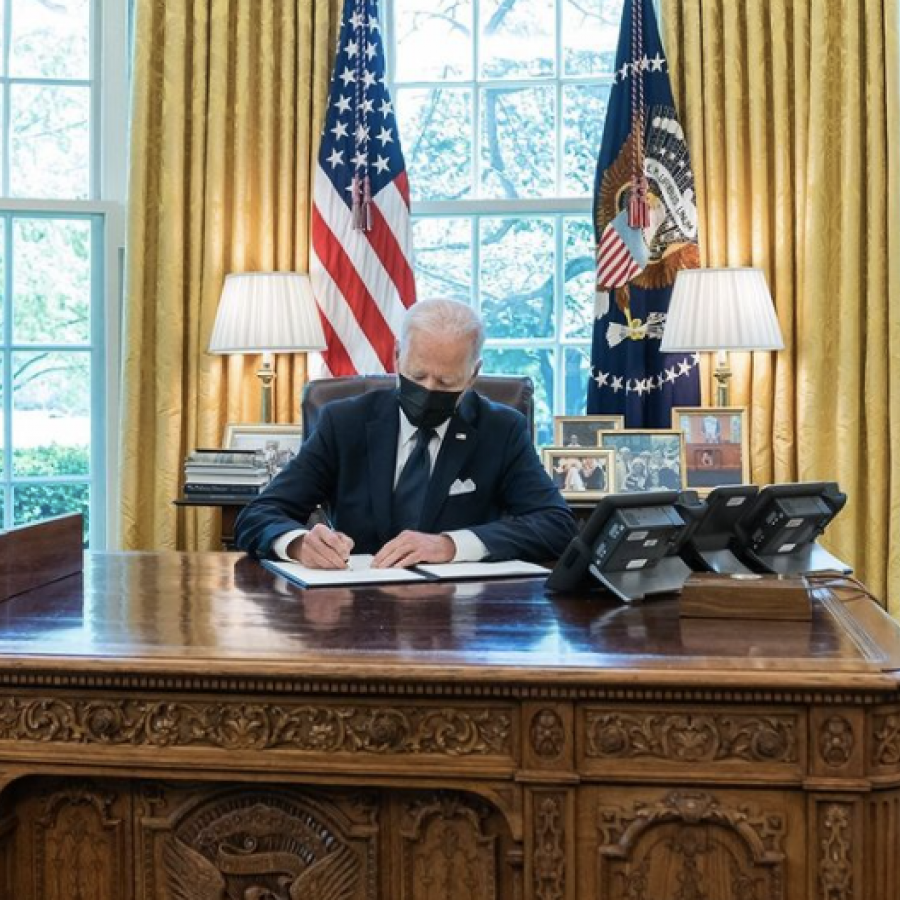 Biden signing legislation 
