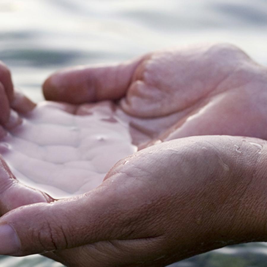 hand-holding-clean-water