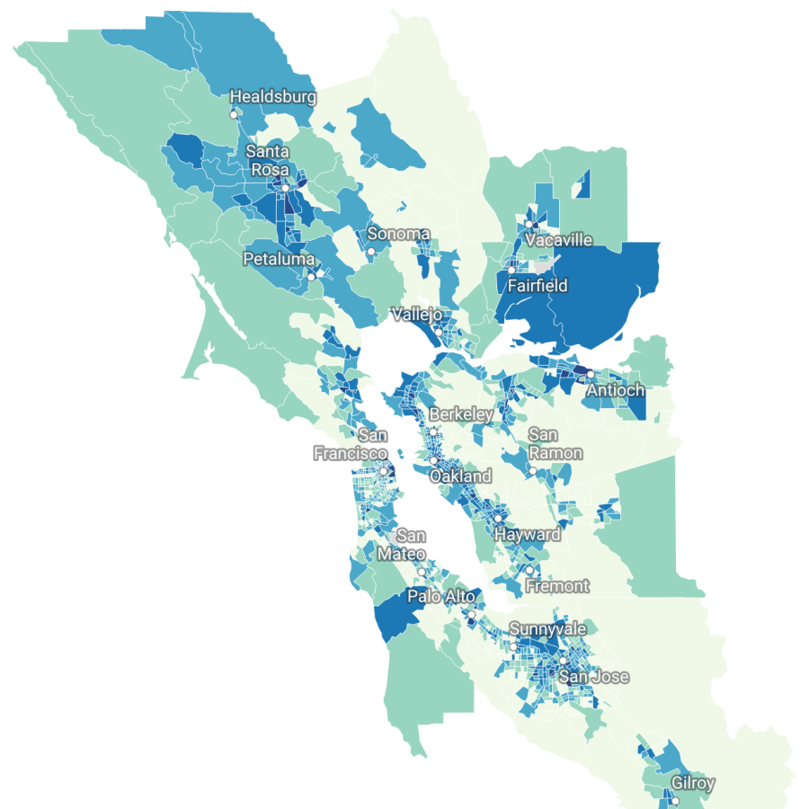 Low-income renters in the Bay Area