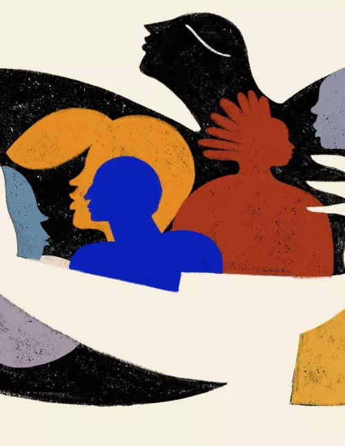 illustration: figures of people