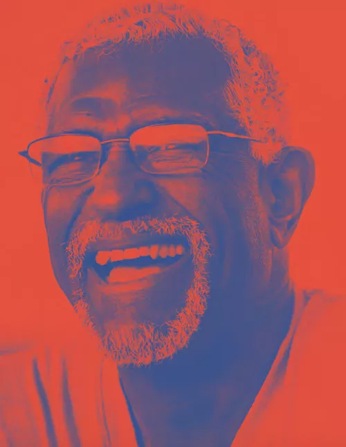 a man in glasses
